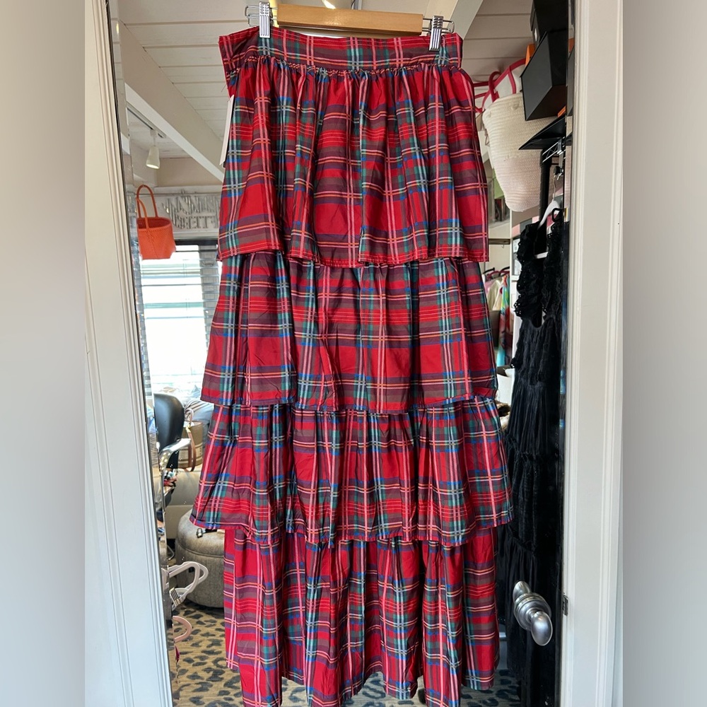 Tartan maxi skirt NWT maxi skirt size large